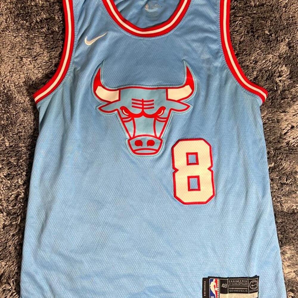 Nike chicago bulls light blue